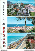 At338 Cartolina Souvenir Di Pesaro Citta' - Pesaro