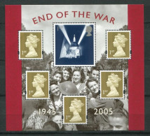 191 GRANDE BRETAGNE 2005 - Yvert BF 32 - Fin De La 2e Guerre Mondiale - Neuf ** (MNH) Sans Charniere - Unused Stamps