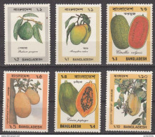 Bangladesh- 1990 -  Fruits.  - Set - MNH ( OL 07/05/2022 ) - Bangladesch