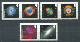 191 GRANDE BRETAGNE 2007 - Yvert 2847/52 Adhesif - Astronomie Nebuleuse  - Neuf ** (MNH) Sans Charniere - Unused Stamps