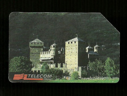 740 Golden - Linee D'italia - Val D'aosta Da Lire 10.000 Telecom - Publiques Publicitaires