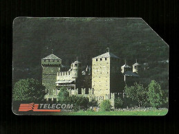 740 Golden - Linee D'italia - Val D'aosta Da Lire 10.000 Telecom - Openbare Reclame