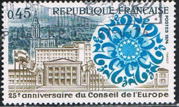 FRANCE : N° 1792 Oblitéré (25ème Anniversaire Du Conseil  De L'Europe) - PRIX FIXE - - Usati