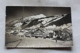 N831, Cpsm, Morzine, Le Téléphérique Du Plénay Et Le Téléski, Haute Savoie 74 - Morzine