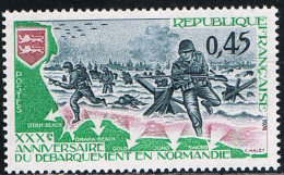 FRANCE : N° 1799 ** (30ème Anniversaire Du Débarquement En Normandie) - PRIX FIXE - - Unused Stamps