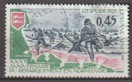 FRANCE : N° 1799 Oblitéré (30ème Anniversaire Du Débarquement En Normandie) - PRIX FIXE - - Used Stamps