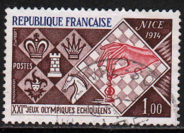 FRANCE : N° 1800 Oblitéré (Jeux Olympiques échiquéens) - PRIX FIXE - - Used Stamps