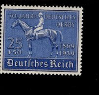 Deutsches Reich 698 Deutsches Derby MLH (*) Without Gum - Neufs