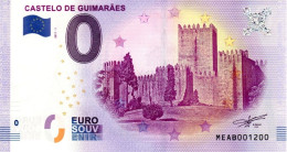 Billet Touristique - 0 Euro - Portugal - Castelo De Guimaraes - (2017-1) - Prove Private