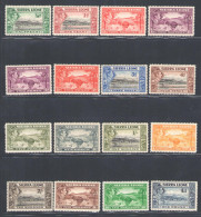1938-44 Sierra Leone - Stanley Gibbons N. 188/200 - MNH** - Autres & Non Classés