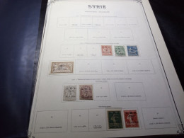 DM960 LOT FEUILLES SYRIE ET DIVERS N / O A TRIER COTE++ DEPART 10€ - Colecciones (en álbumes)