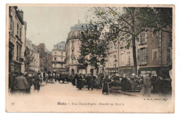 41 LOIR ET CHER - BLOIS Rue Denis-Papin, Marché Au Beurre, Aquarellée - Blois