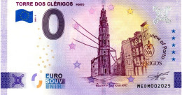 Billet Touristique - 0 Euro - Portugal - Torre Dos Cléricos (2023-3) - Privéproeven