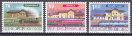 Liechtenstein 1997 - Mi.Nr. 1155 - 1157 - Postfrisch MNH - Eisenbahn Railways - Trenes