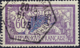 FRANCE - 1925 TàD RAU "STRASBOURG ... ALS.LORR. / BAS-RHIN" Sur Yv.144 60c Merson Violet & Bleu - 1900-27 Merson