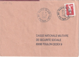 CAD / N°  2821  PARIS  15  AIR   ( 15 ° )  BD   VICTOR - Manual Postmarks