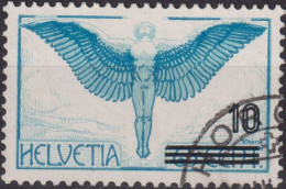 1938 Flugpost ⵙ Zum:CH F22, Mi:CH 320,Yt:CH PA10, Ikarus Mit Aufdruck - Oblitérés
