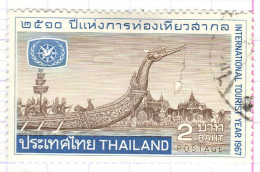 T+ Thailand 1967 Mi 505 Tourismusjahr - Thaïlande