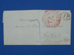 DP2 FRANCE  LETTRE RR CHAMBRE DES PAIRS PARIS   1836  A SCHIRMECK ++AFF. INTERESSANT++ - 1801-1848: Voorlopers XIX