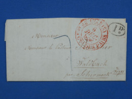 DP2 FRANCE  LETTRE RR CHAMBRE DES PAIRS PARIS   1836  A SCHIRMECK ++AFF. INTERESSANT++ - 1801-1848: Vorläufer XIX