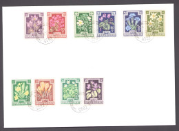 AUSTRIA - ANK 877-886 On Letter - Usados