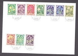 AUSTRIA - ANK 877-886 On Letter - Used Stamps