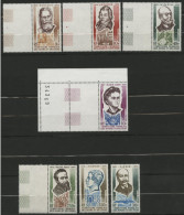 AFARS Et ISSAS POSTE AERIENNE PA N° 91 92 93 101 106 107 108 Neufs ** (MNH) "Personnages Célèbres" Qualité TB. - Ungebraucht