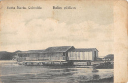 CPA COLOMBIE / SANTA MARTA / COLOMBIA / BANOS PUBLICOS - Colombie