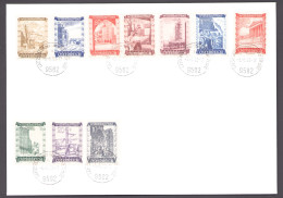 AUSTRIA - ANK 867-876 On Letter - Used Stamps