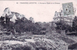 78 - Yvelines -  MAISONS LAFFITE -  L Ancienne Eglise Et Le Chateau - Maisons-Laffitte