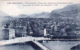 38 - Isere -  GRENOBLE -  Place De La Bastille Et Cours Saint André - Grenoble