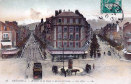 38 - Isere -  GRENOBLE -  Avenues De La Gare Et Alsace Lorraine - Hotel De Savoie - Grenoble
