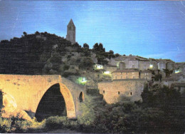 34 - Herault - OLARGUES -  Village Médiéval Vue La Nuit - Autres & Non Classés