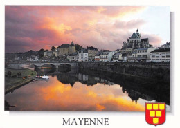 53 - Mayenne -  MAYENNE - Crépuscule Sur La Mayenne - Mayenne