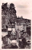 46 - Lot -  ROCAMADOUR -  Le Rocher Vu De La Route De Cahors - Rocamadour