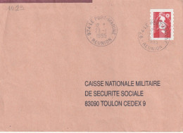 CAD / N°  2821  N°  2874    974 - LE  PORT - MARINE   -  REUNION - Manual Postmarks