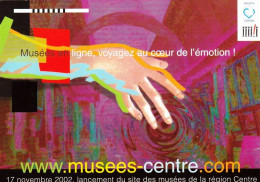 Publicité  Pour MUSEES - CENTRE .COM - Musées En Ligne - Reclame