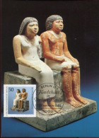 X0596 Germany,maximum 1984 Sitting Sculpture Of A Married Couple, Egyptology - Aegyptologie