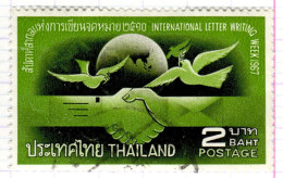 T+ Thailand 1967 Mi 508 Briefwoche - Thaïlande