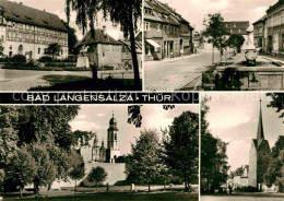 72636067 Bad Langensalza Altstadt Denkmal Brunnen Kirche Turm Bad Langensalza - Bad Langensalza