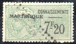 MARTINIQUE Timbres Fiscaux Connaissement N° 19A De 1932,  Cat. BDV (Barbero, Daniel, Venot) Ed. CEPF Fiscal - Impuestos