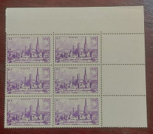 France 1947 Bloc De 6 Timbres Neuf** N° YT 745 Rouen - Nuovi