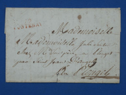 DP2 FRANCE  LETTRE  ENV.  1830 PETIT BUREAU FONTENAY  ++AFF. INTERESSANT++ - 1801-1848: Precursors XIX