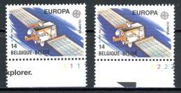 BE  2406  XX   ----   Europa : Télécommunications   --   N° De Planche 1 Et 2 - 1991-2000