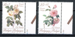 BE  2353 - 2354  XX   ----   Promotion De La Philatélie : Roses De Redouté   --   N° De Planche 2 - 1981-1990