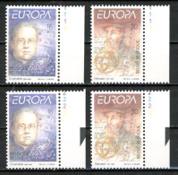 BE  2555 - 2556  XX   ---- Europa : Grandes Découvertes   --  N° De Planche 1 Et 2 - 1981-1990