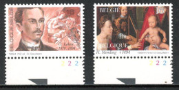 BE  2569 - 2570 XX   ---- G. Lekeu Et H. Memling   --  N° De Planche 2 - 1981-1990