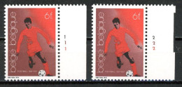 BE  2014  XX   ---- 100 Ans Du Football En Belgique   --  N° De Planche 1 Et 2 - 1981-1990