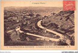 AAIP4-12-0342 - VILLEFRANCHE-DE-ROUERGUE - Le Contour De La Route De Rieupeyroux - Villefranche De Rouergue