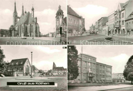 72635941 Koethen Anhalt Marktplatz St Jakobskirche Rathaus Bahnhof Ernst Thaelma - Koethen (Anhalt)